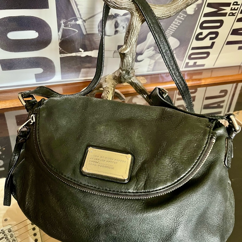 Marc by Marc Jacobs Classic Q Natasha Crossbody – Black Leather-NWOT